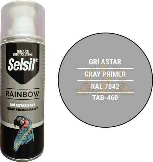 Rainbow Akrilik Sprey ASTAR GRİ 400 ml. - RAL7042
