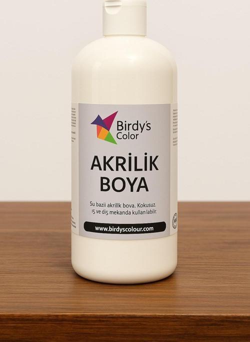 Beyaz Akrilik Boya 500 gr