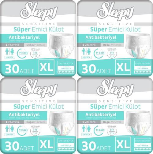 Hasta Bezi Yetişkin Emici Külot XL - Ekstra Büyük - Extra Large 120 Adet (4PK*30)