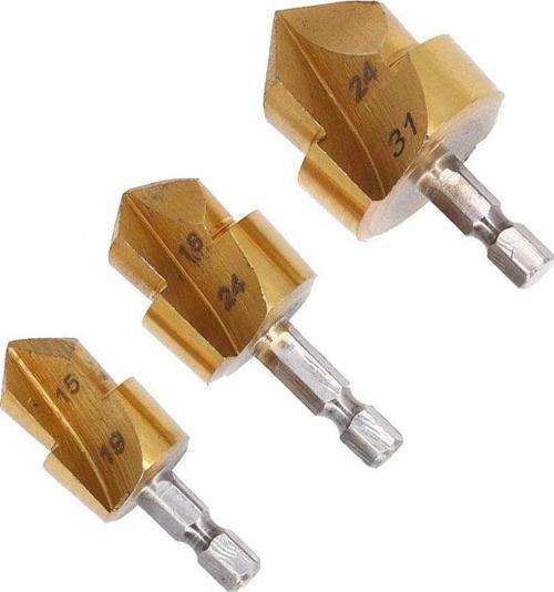 Büro Ev Ofis Tamir Çantası için PPRC Boru Genişletme Delme Bits Uçlu Matkap Seti