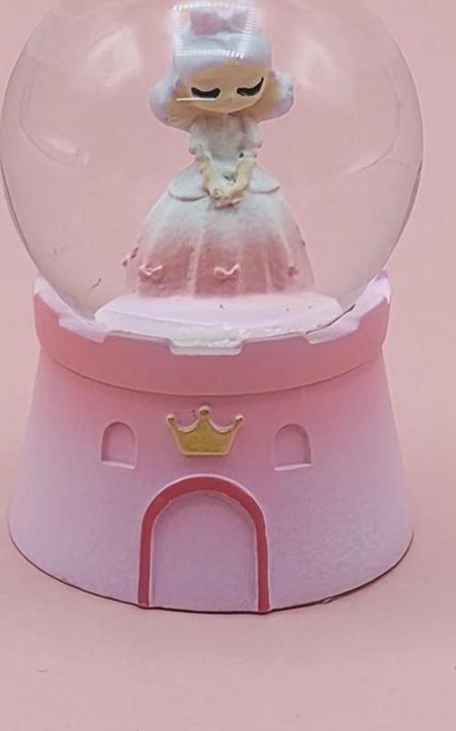 Büro Ev Ofis Dekoru için Tekli Nini Şirin Prenses Kar Küresi