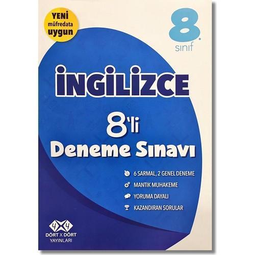 4X4 Yayınları 8. Sınıf İngilizce 8'li Deneme