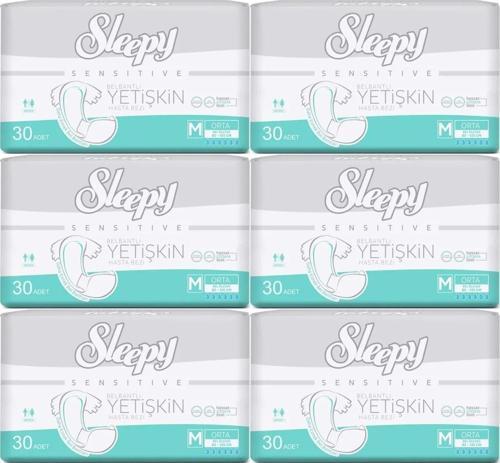 Yetişkin Hasta Bezi Bel Bantlı M - Orta - Medium 180 Adet (6PK*30)