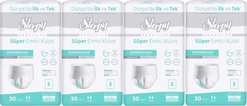 Hasta Bezi Yetişkin Emici Külot S - Küçük - Small 120 Adet (4PK*30)