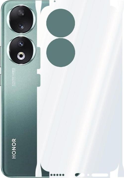 Honor 90 ile Uyumlu 360 Arka Kaplama  Şeffaf