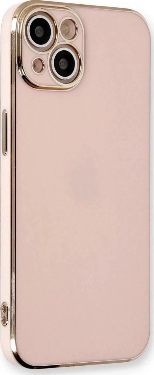 iPhone 13 Kılıf Volet Silikon - Pembe-(5796)