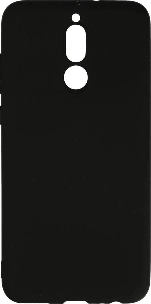 Huawei Mate 10 Lite Kılıf Nano içi Kadife Silikon - Siyah-(5796)