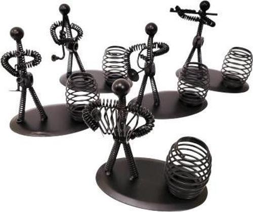 Dekoratif Metal Adam Müzisyen Kalemlik