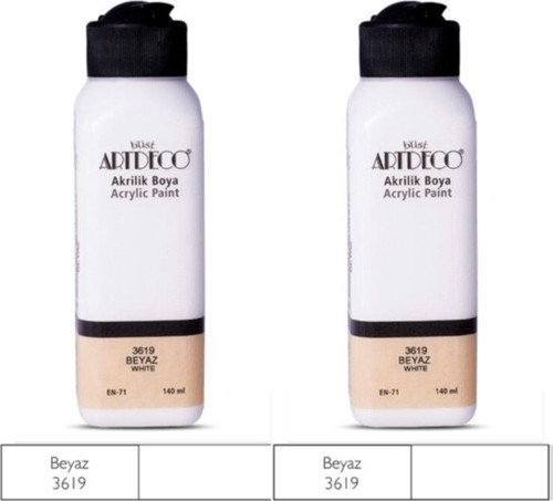 2 Li Akrilik Boya 140 Ml Renk Seçmeli Canlı Ve Pastel