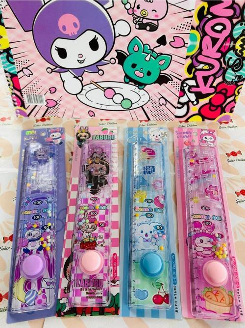 Labubu & Sulu Oyunlu Cetvel (1Adet)