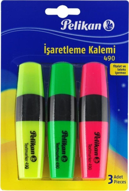 490 Fosforlu Kalem 3 Lü Pl940300Ikmt03