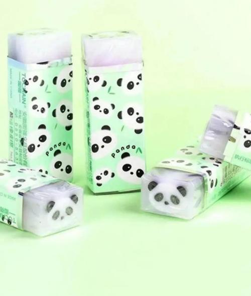 Sevimli Panda Tasarım 3D Silgi 1 Adet