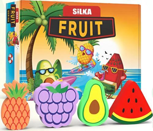 Meyveler Tasarım Silgi (Karpuz-Ananas-Avakado-Üzüm) 1Adet