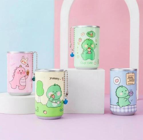 Sevimli Teneke Kutu Görünümlü Islak Mendil Anahtarlık Çanta Süslü 1 Adet