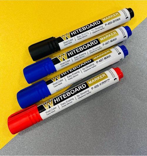 4 Adet Doldurulabilir Beyaz Tahta Kalemi