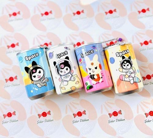 Teneke Islak Mendil Anahtarlık Çanta Süsü 1 Adet