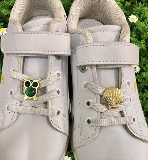 Metal Spor Ayakkabı Bağcık Jibbitz / Süsü Klipsli 2 Li Baykuş (Rengi Değişebilir) Deniz Kabuğu