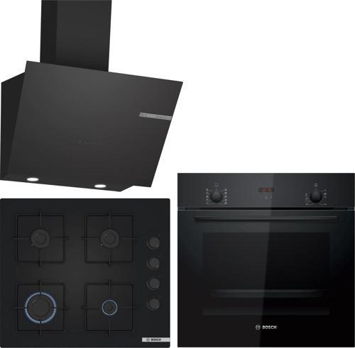 Siyah Ankastre Set HBF512BB1T - POP6C6P30O - DWK66PJ60T