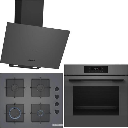 Antrasit Gri Ankastre Set HJG852YN0T-POP6C9P30O-DWK64PJ70T