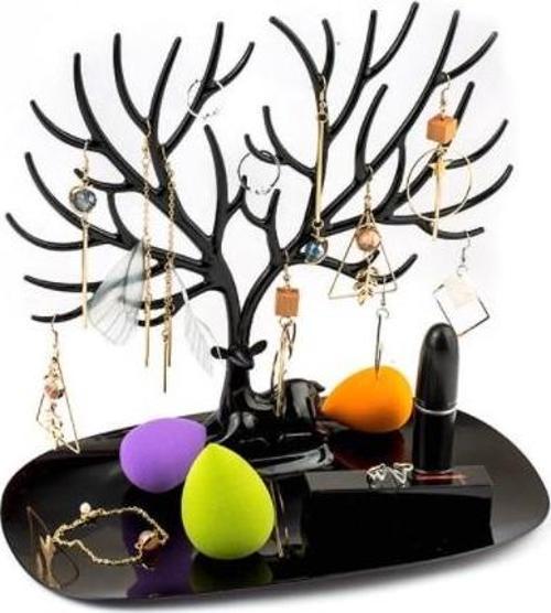 Siyah Geyik Tasarımlı Takı Mücevher Standı