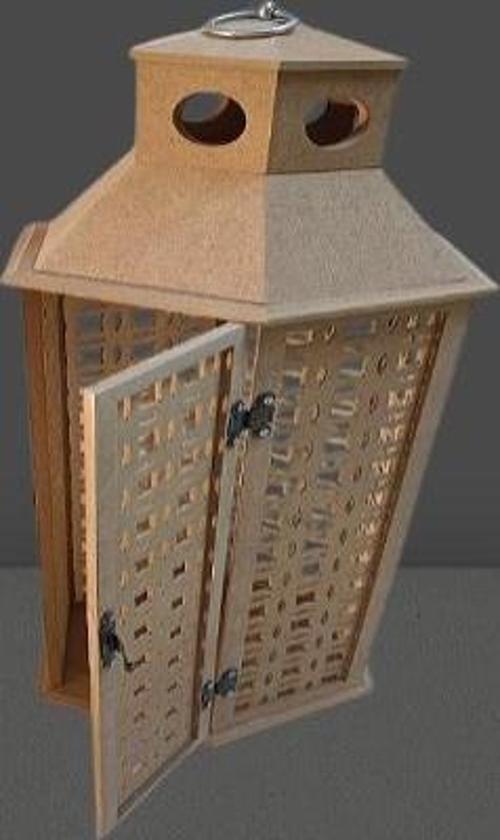 Hobi Adn Dekoratif Fenerlik Ahşap MDF HAM CNC Kesim Nakış Oymalı Klipsli El Yapım