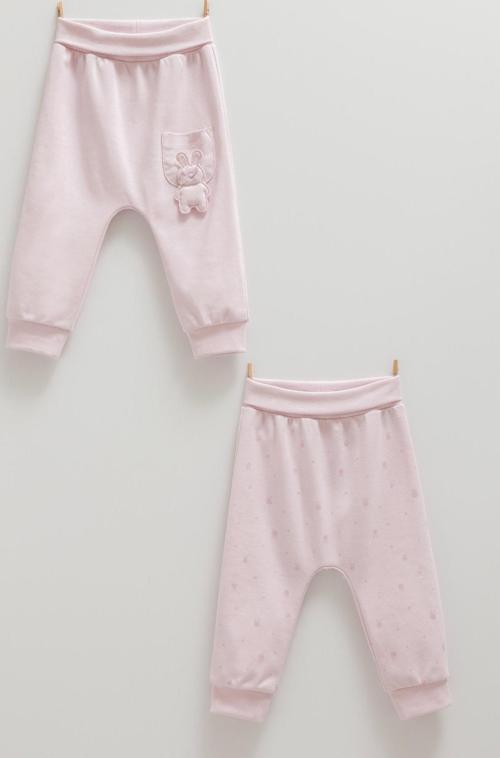 CUTE RABBIT CEP DETAYLI PATİKSİZ İKİLİ PANTOLON - CARAMELL  - APK1486 - Lila - 18 - 24 Ay - APK1486-Lila-18 - 24 Ay Lila