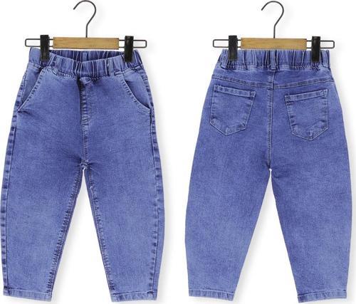BASIC LASTİKLİ DENIM PANTOLON - Lacivert - 4 Yaş LACİVERT