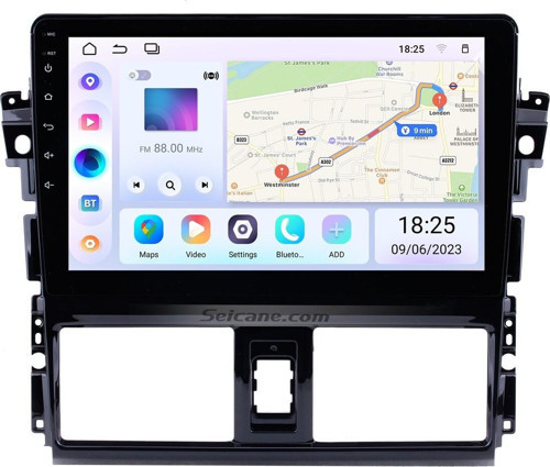 Toyota Vios 2013-2016 Android Auto Carplay Navigasyon Multimedya Sistemi (yazılımsal)