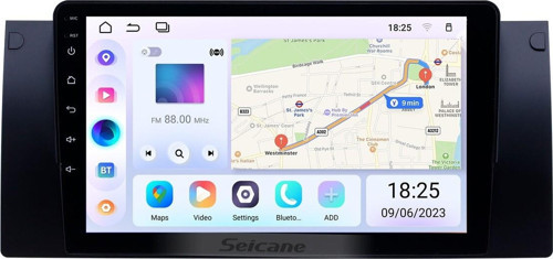 BMW 5 Serisi E39 X5 E53 1995-2003 Android Auto Carplay Navigasyon Multimedya Sistemi (yazılımsal)