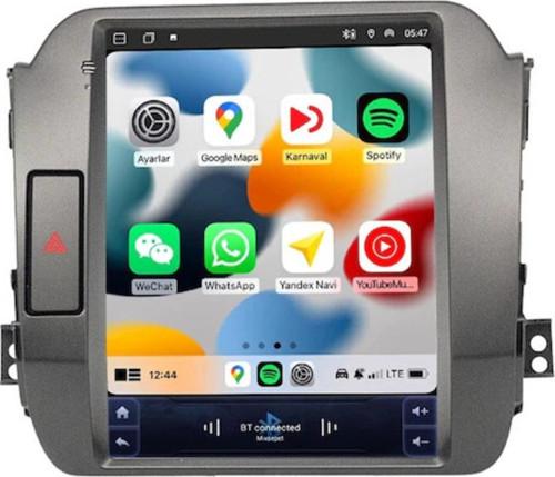 Kia Sportage Tesla Ekran 2010-2016 Uyumlu 4+64 Carplay Android Auto Multimedya Navigasyonlu Teyp (yazılımsal)