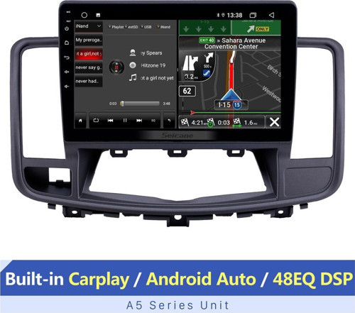 Nissan Old Teana 2009-2013 Android Auto Carplay Navigasyon Multimedya Sistemi (yazılımsal)