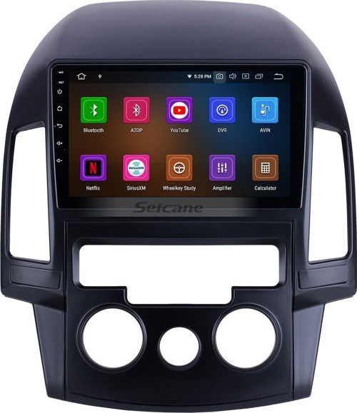Hyundai i30 LHD Manuel A/C 2008-2011 Android Auto Carplay Navigasyon Multimedya Sistemi (yazılımsal)