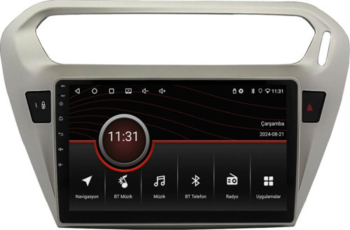 Citroen C-Elysee Uyumlu Android Multimedya Sistemi (2012-2024) 4+32 GB (yazılımsal)