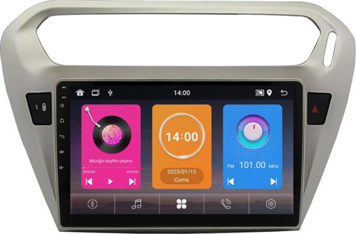 Citroen C-Elysee Android Multimedya Sistemi (2012-2024) 8+128 GB 4K OLED teyp (yazılımsal)
