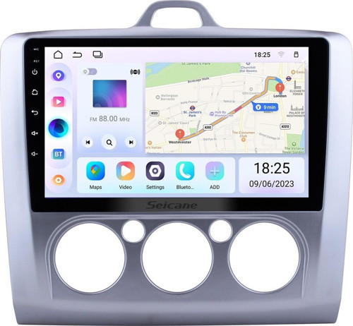 Ford Focus Exi MT 2 3 Mk2/Mk3 Manuel AC 2004-2011 Android Carplay Multimedya Sistemi (yazılımsal)