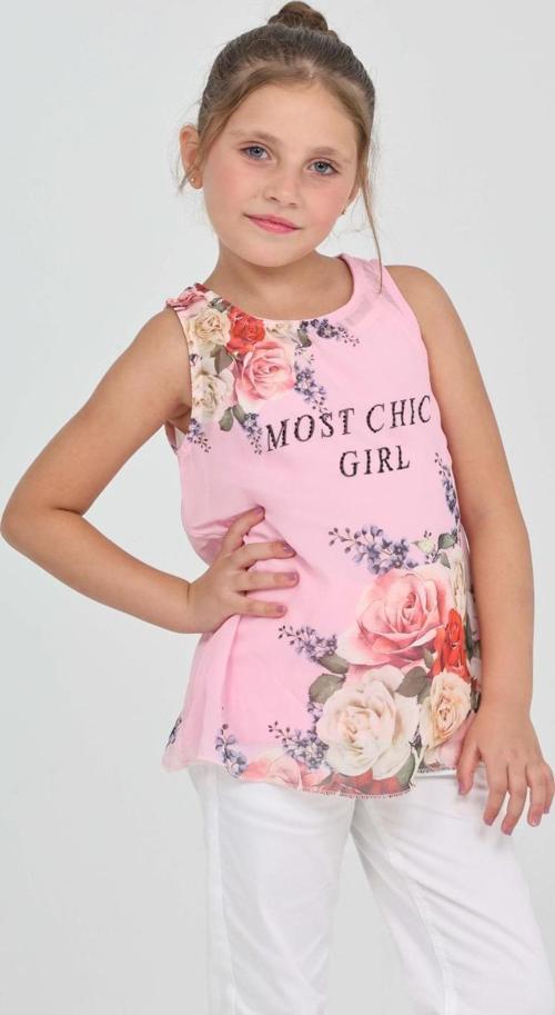 Toontoy Kız Çocuk Atlet Most Chic Girl Baskılı