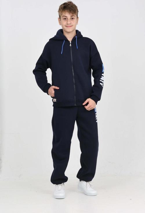 Toontoy Erkek Çocuk Kolu Baskılı Eşofman Takım