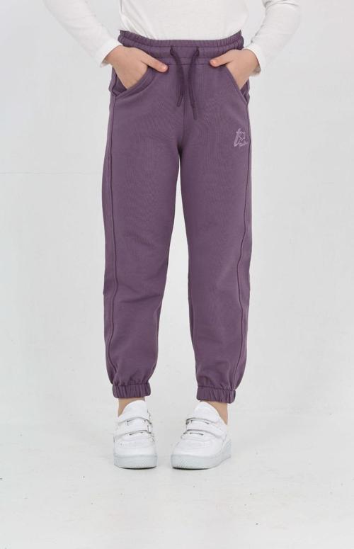 Toontoy Kız Çocuk Tonaton Nakışlı Eşofman Alt