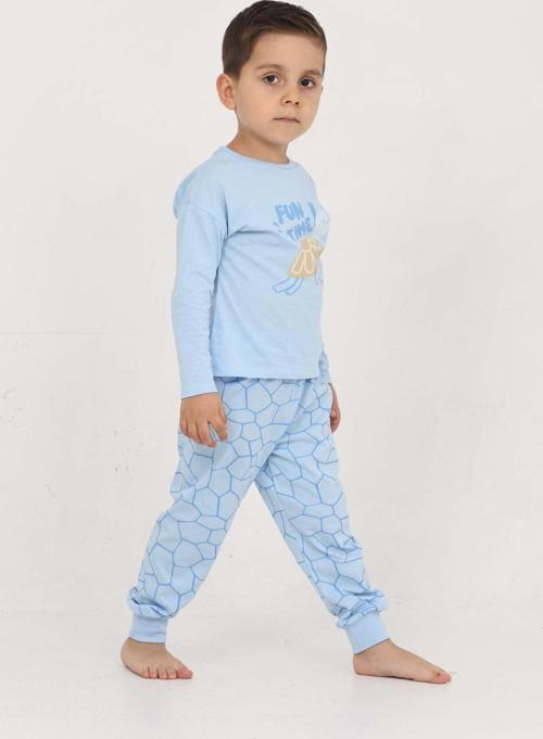 Toontoy Erkek Çocuk Kaplumbağa Baskılı Pijama Takım
