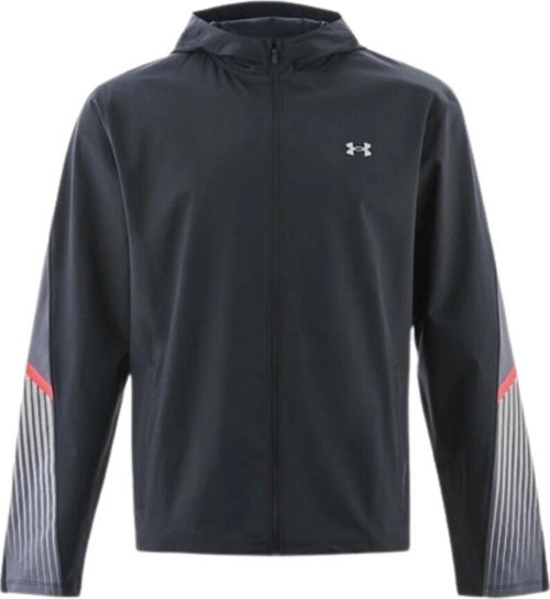 A6005900-001 Ua Velociti Storm Hooded Jkt Erkek Yağmurluk-R&Amp;Uuml;Zgarlık Siyah