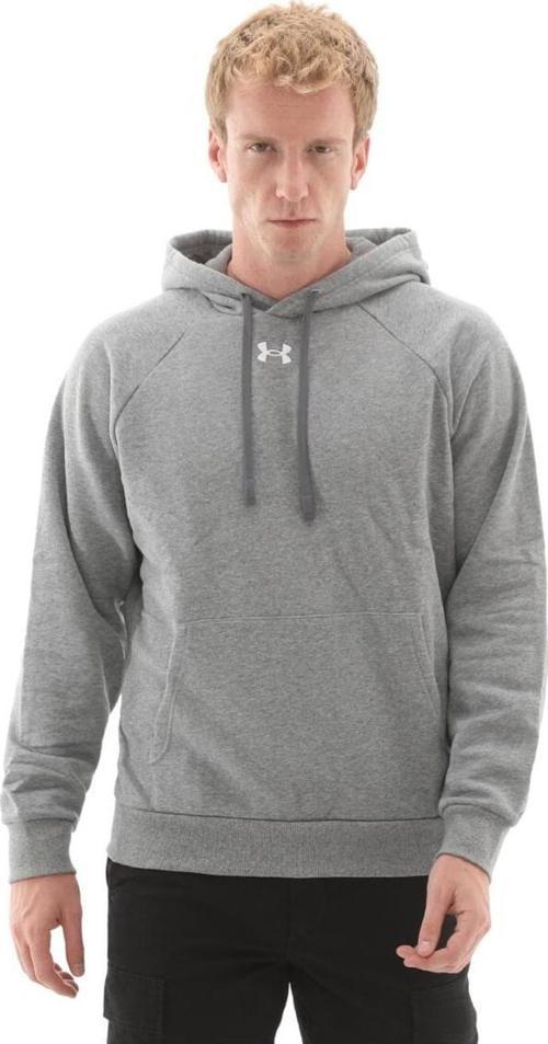 A1379757-025 Ua Rival Fleece Hoodie Erkek Sweatshirt Gri