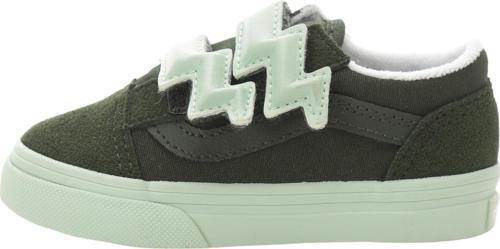 000D1BEMU1-R Vans Old Skool V Bolt Strap Bebek Spor Ayakkabı Haki
