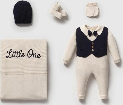 NİPPERLAND LITTE ONE NAKIŞLI TRİKO BEŞLİ SET - Lacivert - 0 - 3 Ay LACİVERT