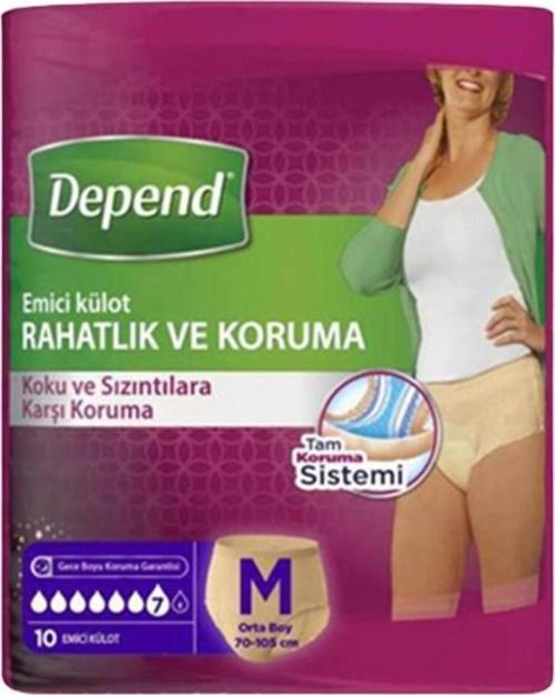 Emici Lohusa Külodu Kadın Orta Boy 10 Adet M Beden