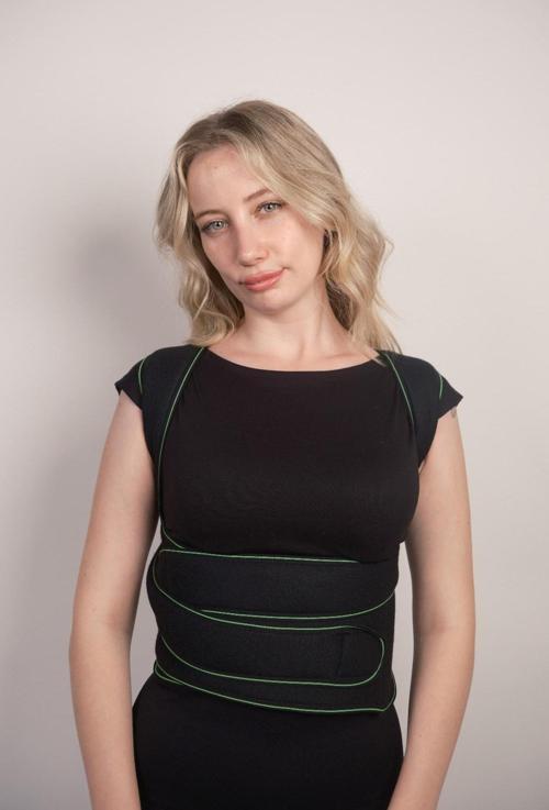 Standart Lamineli Hava Alabilen Sünger Kumaş Dik Duruş Korsesi