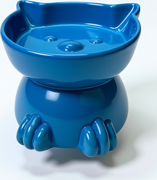 Karakter Tasarım Seramik Mama Kabı - Ayaklı