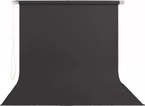 Stil Fon 195 cm X 400 cm Sonsuz Siyah Fon Perdesi Seti