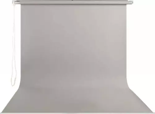 Stil Fon 195 cm X 400 cm Gri Fon Perdesi Seti