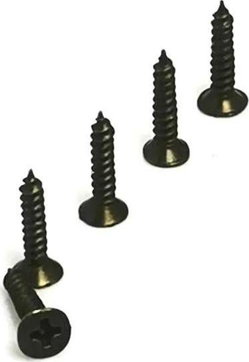 Klips, Menteşe, Ayak, Ağaç, Sunta Vidası 3x13 Mm - Siyah 100 Adet