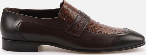 Erkek Hakiki Deri Kahverengi Günlük Ayakkabı